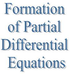 1. Formation of Partial Differential Equations